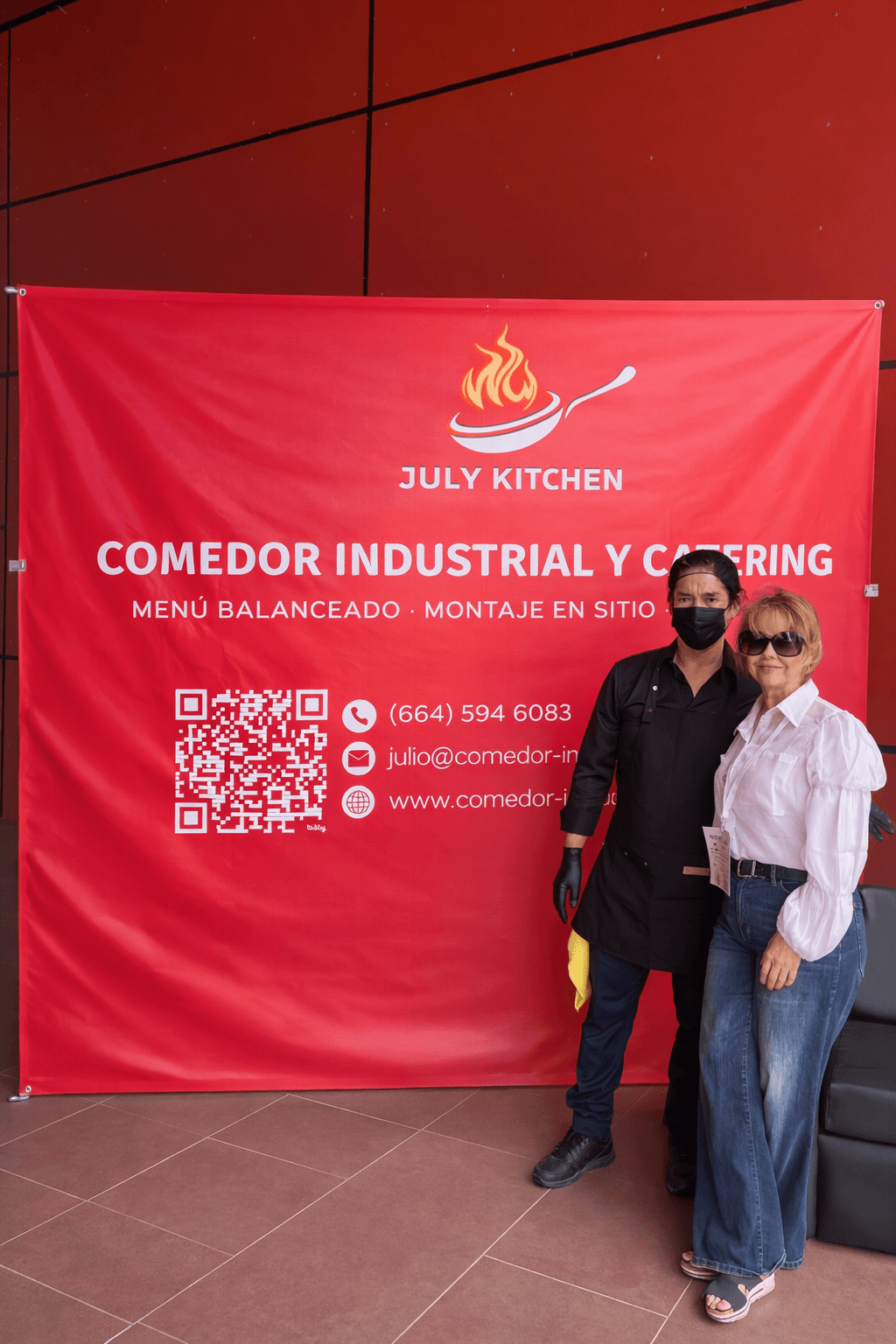 Julio y Diana Santacruz, fundadores de July Kitchen